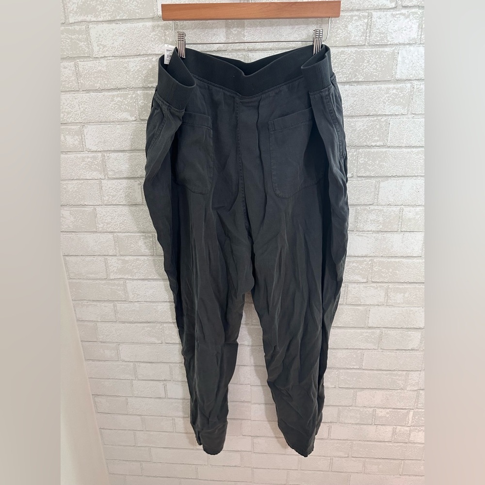 Women’s gray tapered crop stretch waistband pants size 3X #1872